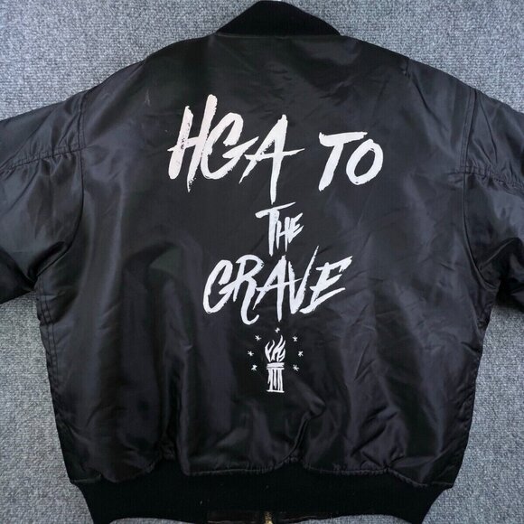 Rothco MIL-J-6141 MA-1 Intermediate Flyer's Flight Bomber Jacket Small HGA Grave - Picture 1 of 16